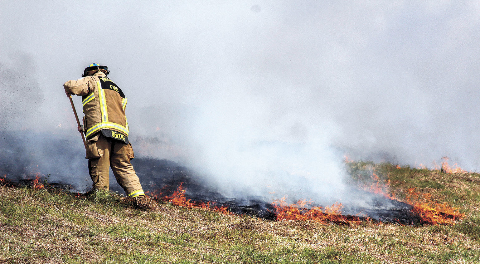 Roadside grass fires